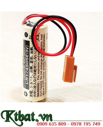 Sanyo CR17450SE, Pin PLC Sanyo CR17450SE lithium 3V size 4/5A 2500mAh nuôi nguồn PLC-Made in Japan