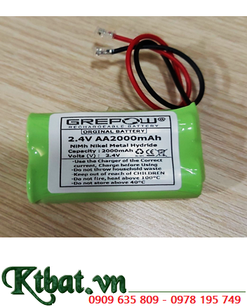 Pin sạc 2.4v-AA2000mAh; Pin sạc NiMh 2.4v-AA2000mAh; Pin sạc khối 2.4v-AA2000mAh