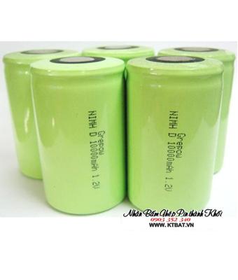 NiMh 1,2v D10 000mAh Battery