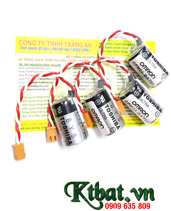 Pin Omron CPM2A-BAT01 lithium 3,6V size 1/2AA 1000mAh - Made in Japan
