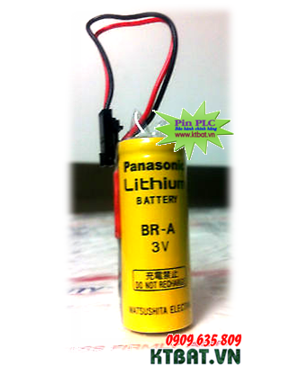 Pin PLC-CNC Panasonic BR-A Lithium 3V size 4/5A 1800mAh - Made in Japan