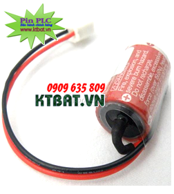 Pin PLC Maxell ER3 Lithium 3,6V size 1/2AA 1100mAh Made in Japan