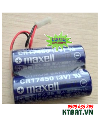 Pin PLC Maxell 2CR17450A Lithium 3 size 4/5A Made in Japan