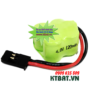 Recharge Baterries Pack NiMh-NiCd 4,8V-120mAh
