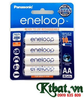 Panasonic Eneloop BK-3MCCE/4BT (AA1900mAh 1.2v) rechargeable batteries