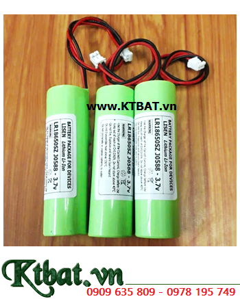 Pin đèn Exit thoát hiểm Sự cố Pin sạc 18650 lithium 3.7v Lisen LR18650SZ-J058 (Zắc cắm đèn exit sự cố)