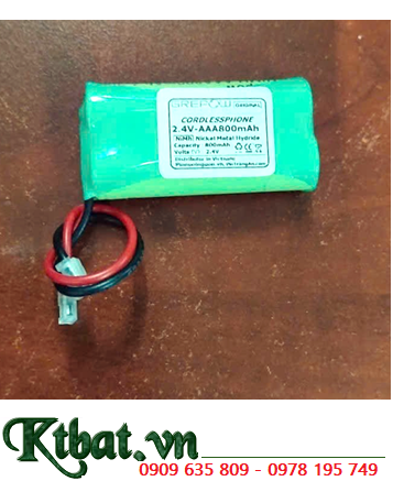 Pin sạc 2.4VAAA800mAh, Pin sạc công nghiệp NiMh 2.4VAAA800mAh, Pin sạc NiMh 2.4VAAA800mAh