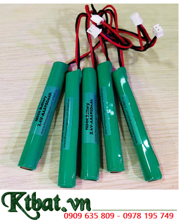 Pin đèn Exit thoát hiểm 2.4v-AAA950mAh, Pin đèn sự cố khẩn cấp 2.4v AAA950mAh, Pin Sạc NiMh 2.4v AAA950mAh