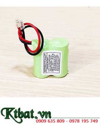 Pin sạc 2.4v-2/3AA-600mAh, Pin sạc GREPOW 2.4v-2/3AA-600mAh, Pin đèn Exit thoát hiểm 2.4v-2/3AA-600mAh chất lượng cao