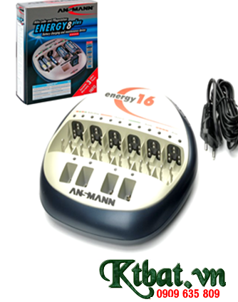 Ansmann Energy 8 Plus Recharge Baterries Size AA,AAA,C,D,9V