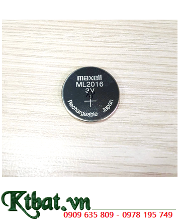 Maxell ML2016 _Pin ML2016, Pin sạc 3v lithium Maxell ML2016 chính hãng /Xuất xứ NHẬT