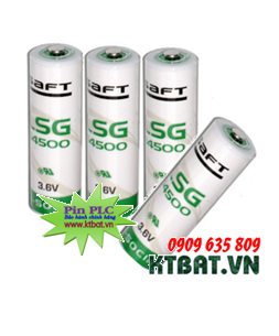 Pin PLC Saft LSG14500 lithium 3,6V size AA 2450mAh Made in Japan