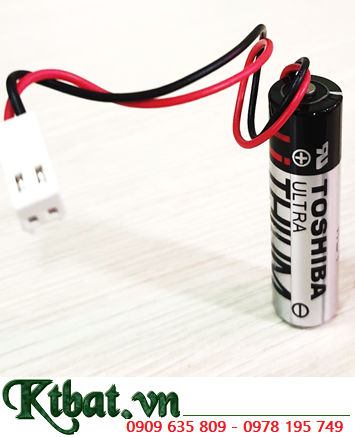 Toshiba ER6V (Zắc 2510); Pin nuôi nguồn PLC Toshiba ER6V lithium 3.6v AA 2000mAh _Xuất xứ Nhật