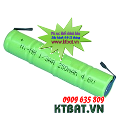 Recharge Baterries Pack NiMh-NiCd 4,8V-1/3AA250mAh