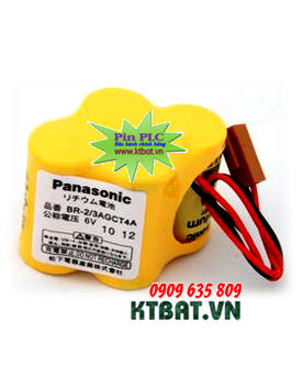 Pin PLC-CNC Panasonic BR-2/3AGCT4A lithium 6V -Made in Japan