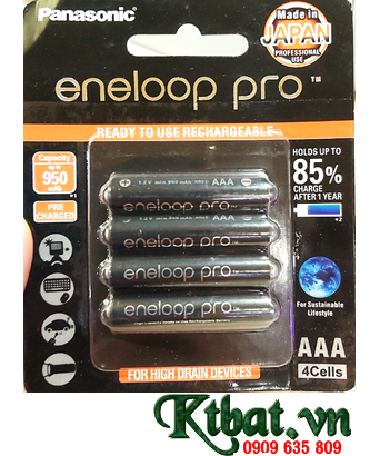 Panasonic Eneloop Pro BK-4HCCE/4BE (AAA950mAh 1.2v Rechargeable batteries)_Made in Japan