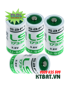 Pin PLC Saft LS17330V lithium 3,6V size 2/3A 2100mAh  Made in France