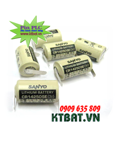 Pin PLC Sanyo CR14250SE-R lithium 3V size 1/2AA 850mAh -Made in Japan