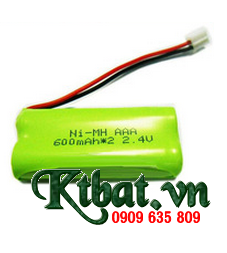 Recharge Bateries pack 2,4VAAA600mAh,  NiMh-NiCd 2,4VAAA600mAh