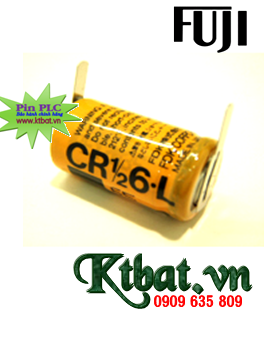 Pin PLC FUJI CR1/2 6.L lithium 3V size 1/2A  Made in Japan