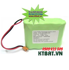 Recharge Baterries Pack NiMh-NiCd 9,6V-AA2200mAh