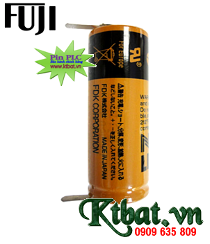 Pin nuôi nguồn PLC FUJI CR6.L lithium 3v size AA 2300mAh -Made in Japan