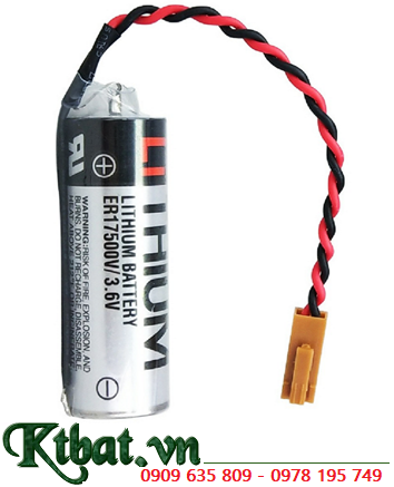 Pin Toshiba ER17500V; Pin nuôi nguồn PLC Toshiba ER17500V lithium 3.6v A 2700mAh _Xuất xứ Nhật _Bảo hành 1 năm
