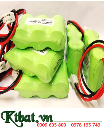 Pin đèn Exit thoát hiểm 3.6v-SC1300mAh, Pin đèn sự cố khẩn cấp 3.6v SC1300mAh, Pin Sạc 3.6v SC1300mAh