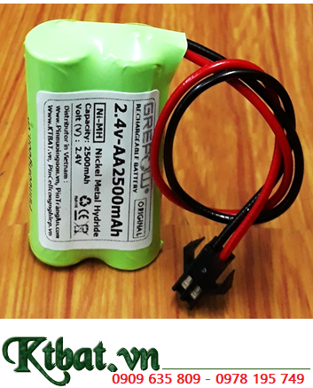Pin sạc 2.4v-AA2500mAh, Pin sạc NiMh 2.4v-AA2500mAh, Pin sạc GREPOW 2.4v-AA2500mAh chất lượng cao