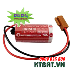 Pin PLC Maxell ER17/33 Lithium 3,6V size 2/3A - Made in Japan
