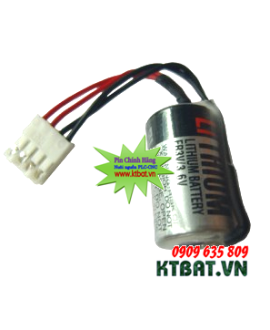 Pin PLC Toshiba ER3V lithium 3,6V size 1/2AA 1000mAh Made in Japan