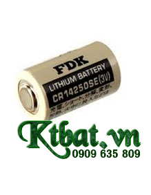 Pin PLC FDK CR14250SE lithium 3V size 1/2AA - Made in Japan