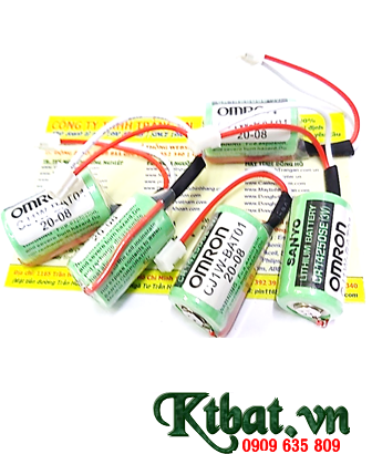 Pin Omron CJ1W-BAT01 Lithium 3V size 1/2AA 850mAh - Made in Japan