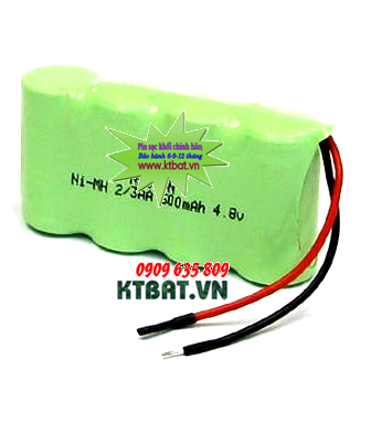 Recharge Baterries Pack NiMh-NiCd 4,8V-2/3AA600mAh