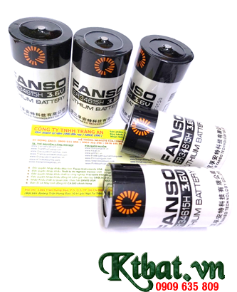 Pin ER34615H _Pin Fanso ER34615H; Pin nuôi nguồn PLC Fanso ER34615H lithium 3.6v D 20000mAh chính hãng
