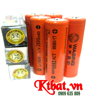 Wasing Lithium 3.7v 2800mAh size 18650 Rechargeable Batteries