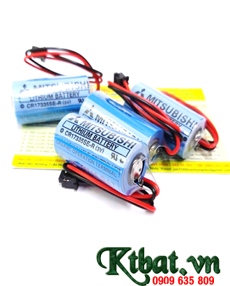 Pin Mitsubishi CR17335SE-R lithium 3V size 2/3A 1800mAh - Made in Japan