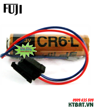 Pin PLC FDK FUJI CR6.L lithium 3V size AA 2300mAh -Made in Japan