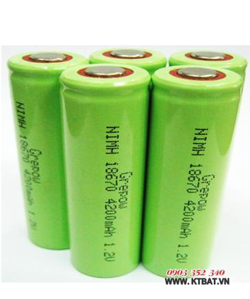 NiMh 1,2V 18670-4200mAh Battery