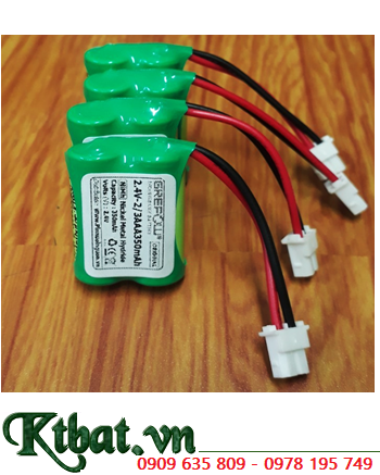 Pin sạc 2.4v-2/3AAA 350mAh, Pin sạc GREPOW 2.4v-2/3AAA 350mAh, Pin sạc NiMh 2.4v-2/3AAA 350mAh chất lượng cao