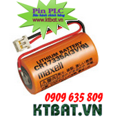 Pin PLC Maxell CR17335A Lithium 3V size 2/3A Made in Japan