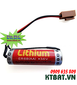 Pin PLC Maxell Super ER6C lithium 3,6V size AA 1800mAh - Made in Japan