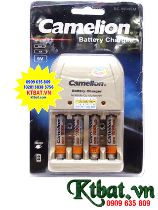 Camelion BC-0904SM (4NH-AAA1100BP2), Included 04 Camelion AAA1100mAh 1.2v rechargeable batteries
