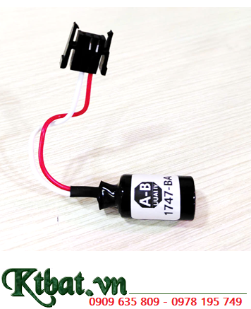 Pin PLC Allen Bradley AB 1747-BA lithium 3V size 1/2AA 850mAh nuôi nguồn AB-Made in Japan
