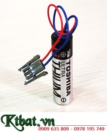 Toshiba ER6V (Zắc MItsu); Pin nuôi nguồn PLC Toshiba ER6V lithium 3.6v AA 2000mAh _Xuất xứ Nhật