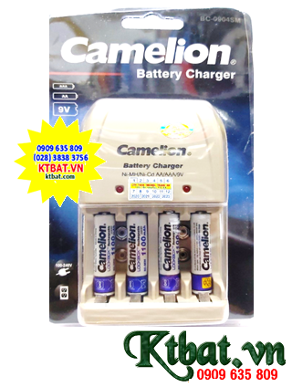Camelion BC-0904SM (4NH-AAA1100LBP2), Included 04 Camelion AAA1100mAh 1.2v rechargeable batteries