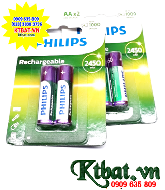 Philips R6B2A245/97 (AA 2450mAh 1.2v Rechargeable Batteries)