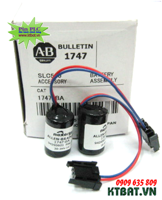 Pin PLC Allen Bradley AB 1747-BA lithium 3V size 1/2AA 850mAh -Made in Japan