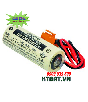 Pin PLC Sanyo CR17450SE lithium 3V size 4/5A 2500mAh -Made in Japan
