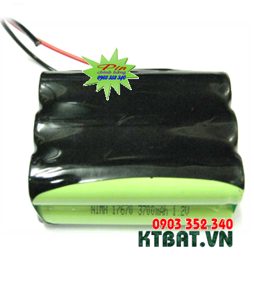 Recharge Baterries Pack 7,2V-17670-3700mAh, NIMH-NICD